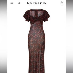 Rat & Boa magnolia dress